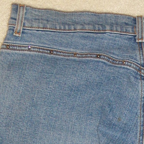 BB 2500 BeBe (S 6 Long) Distress Spandex   Denim (Boot Leg) - Picture 7 of 16